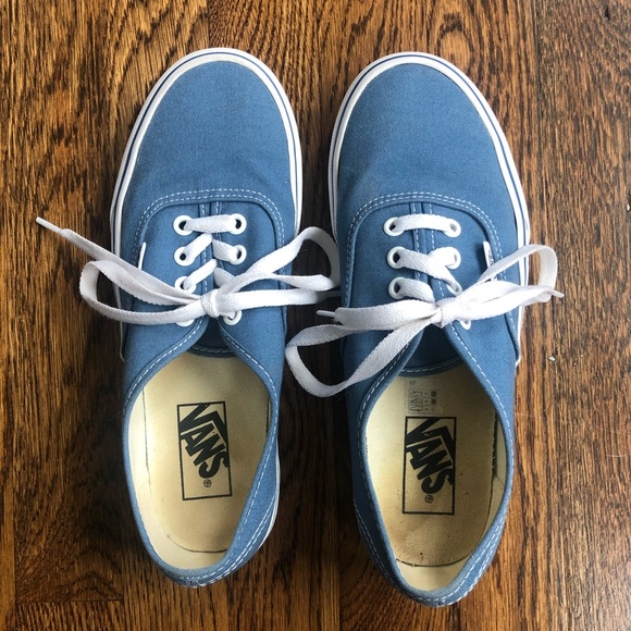 Vans Shoes - Vans Light Blue Women’s Sneakers Size 7.5